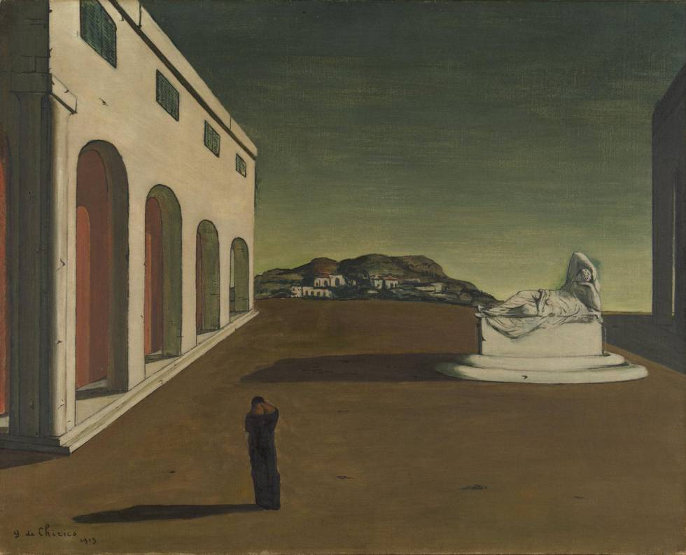 'The Melancholy of a Beautiful Day' (1913), cuadro de Giorgio de Chirico.