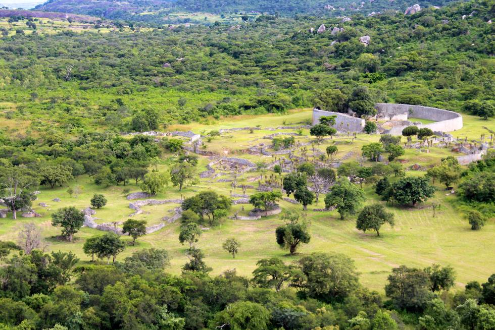 Ruínas do Grande Zimbabwe.