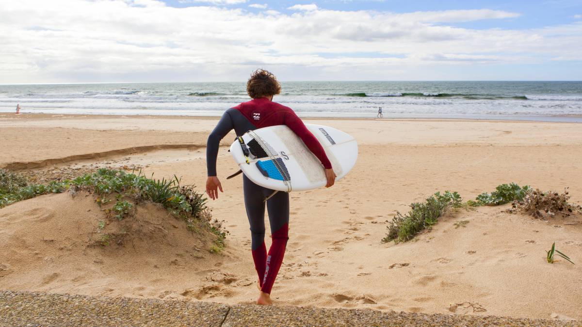 La playa de la Barrosa, Chiclana, Cádiz. 