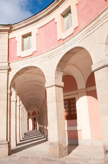 El palacio de Riofrío, en Real Sitio de San Ildefonso.