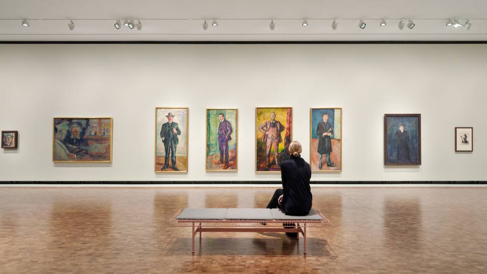 Una de las salas del nuevo museo de Munch, en Oslo.