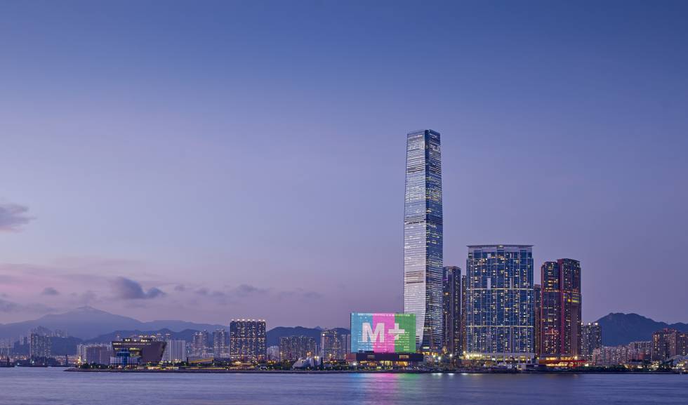 'Skyline de Hong Kong con el nuevo espacio M+.