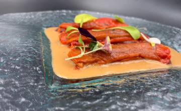 Sashimi de pimiento.
