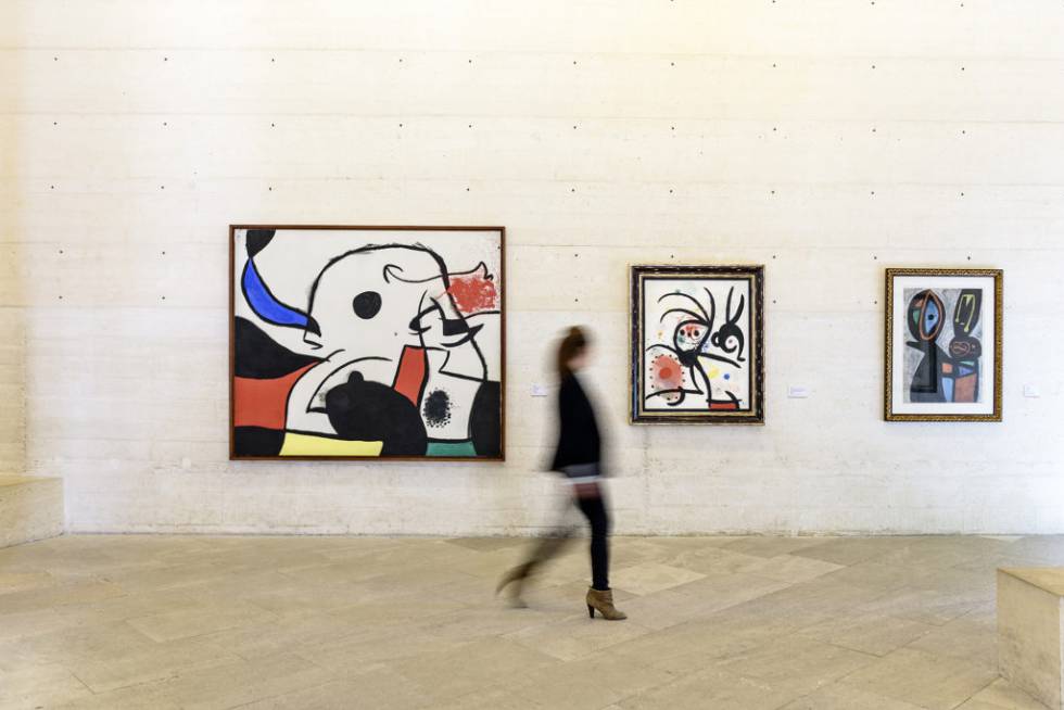 Interior de la Fundación Pilar y Joan Miró Mallorca.