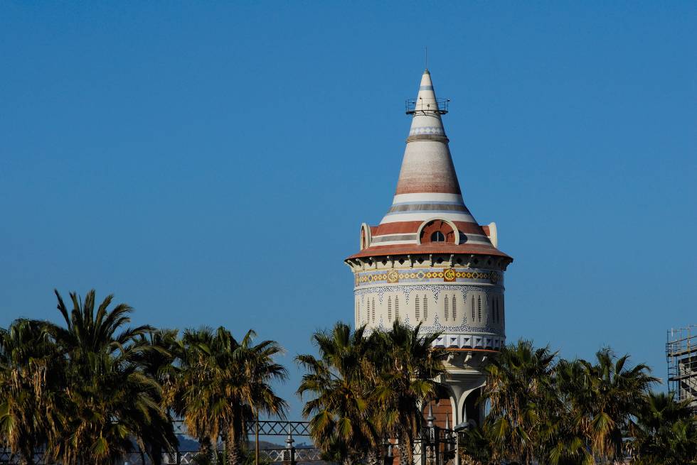 The Water Tower, a modernist construction designed by the architect Domènec i Estapà in 1907.