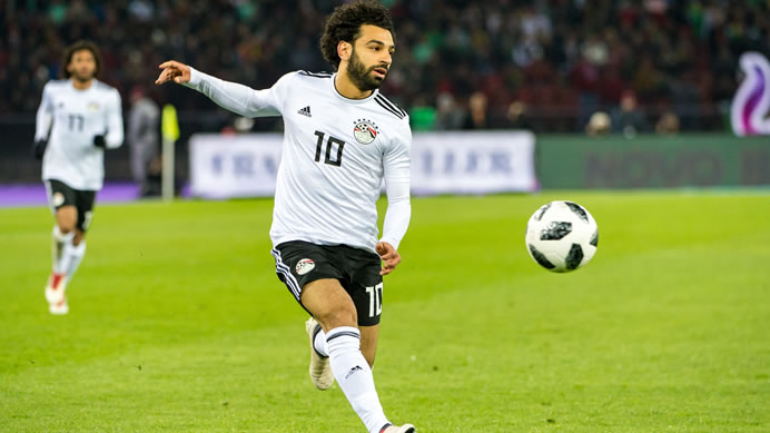 Estrela De Futebol Egípcia Mohamed Salah Antes Do Fósforo Do Campeonato Do  Mundo 2018 Imagem Editorial - Imagem de profissional, russo: 119526480