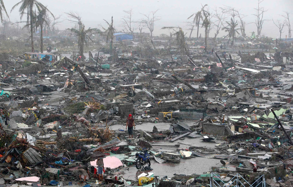 El súper tifón de Filipinas