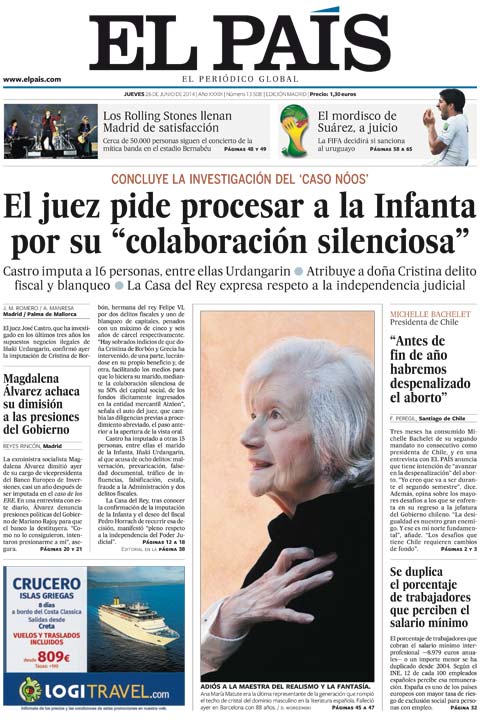 Las mil caras de la corrupción Resumen del Año 2014 con EL PAÍS