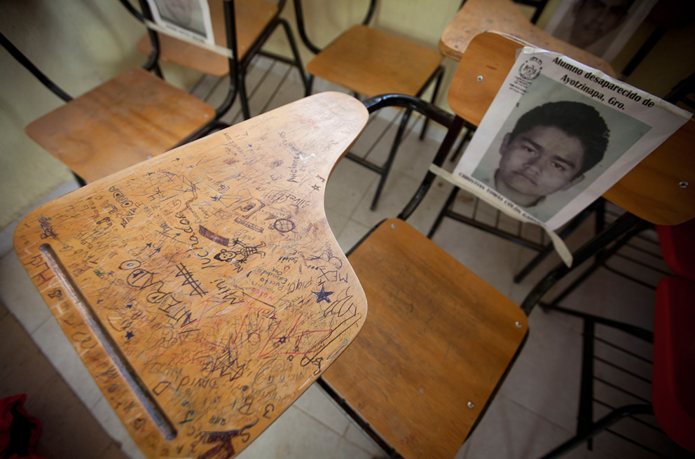 En el interior de la escuela