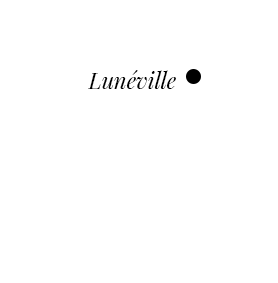 Mapa con Lunéville