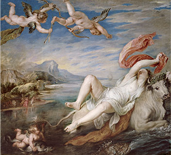 El rapto de Europa de Rubens