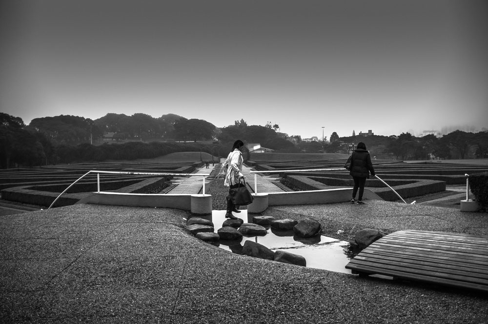 Turistas en el Jardín Botánico. El Estado de Paraná y el Ayuntamiento de Curitiba ofrecen actividades de Educación Ambiental, principalmente para estudiantes