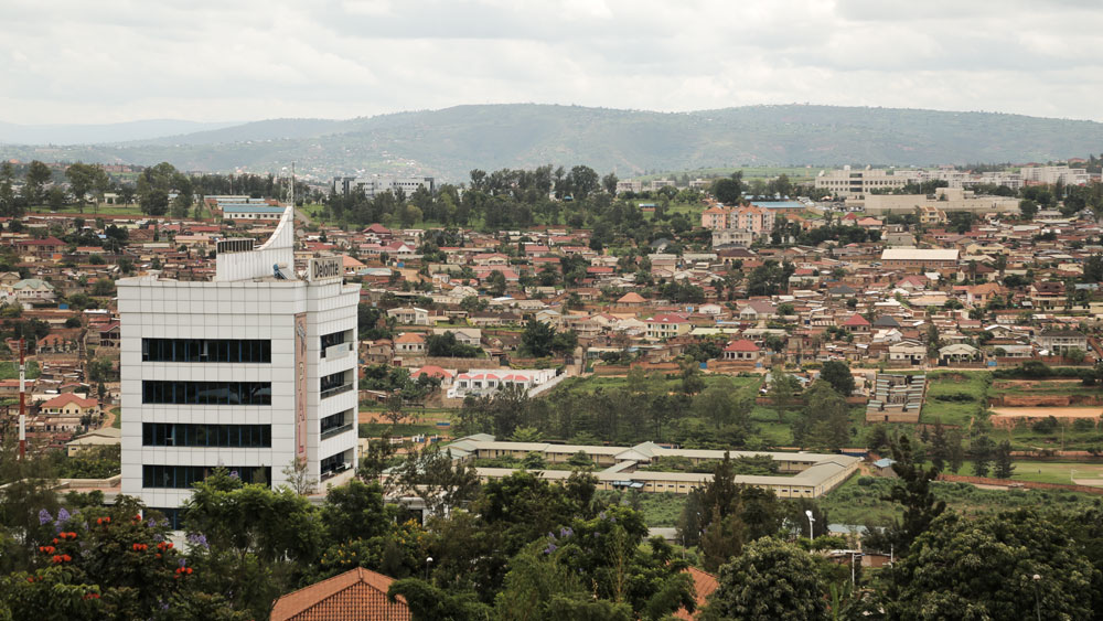 Vista panorámica de la ciudad de Kigali