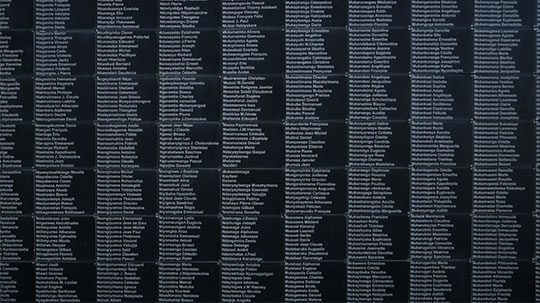 Listado de personas asesinadas