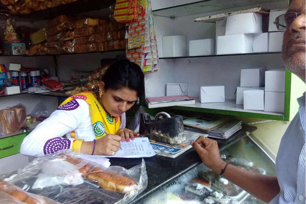 El proyecto 'Maza Swapna, Smart Pune' – Mi sueño, una Pune inteligente – promovió la participación ciudadana. Con la ayuda de voluntarios, más de 300.000 familias rellenaron solicitudes para el desarrollo urbano de Pune