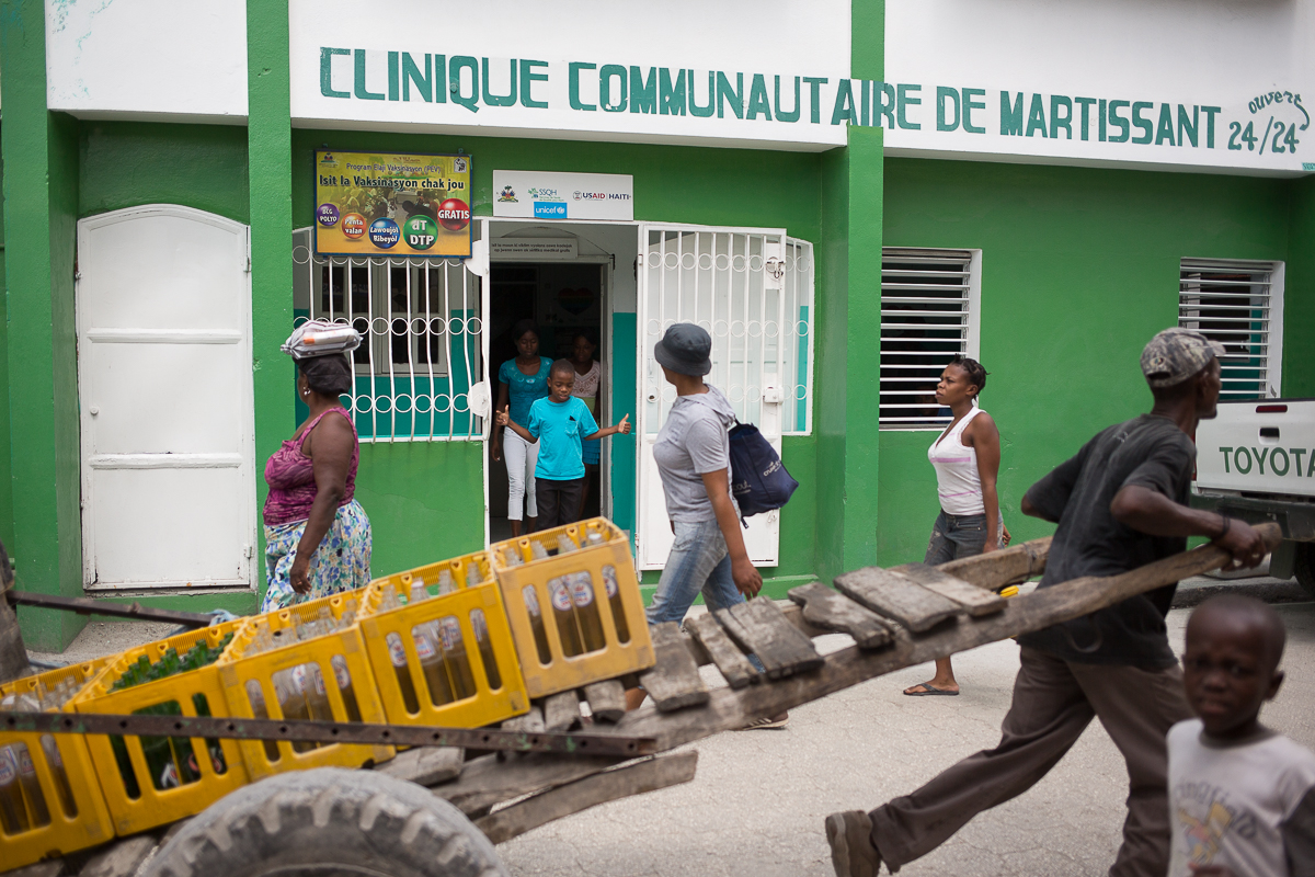 Centro de nutrición en Martissant (Puerto Príncipe)