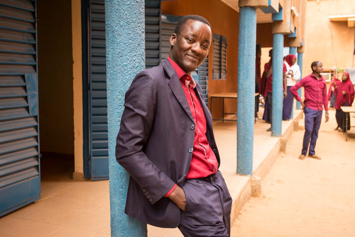 Issa Akadi Mahaman Sadissou, enfermero de 35 años, realizó sus estudios en la Escuela Nacional de Salud Pública de Zinder