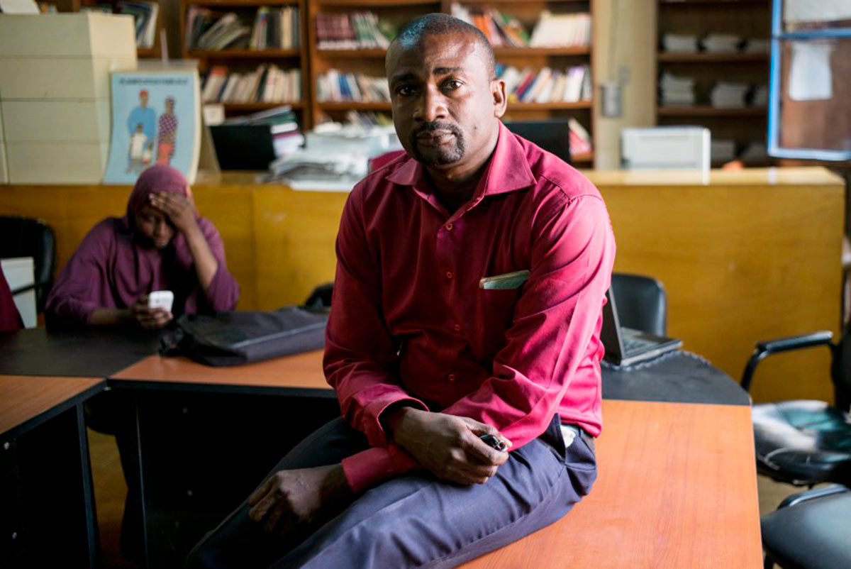 Mahamadou Adamou nació hace 43 años en Niamey