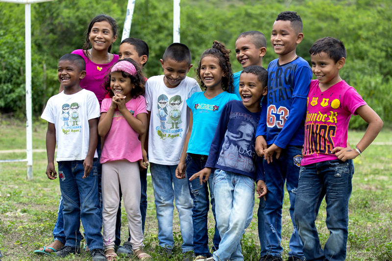 Niños de El Salado participan en talleres deportivos y culturales
