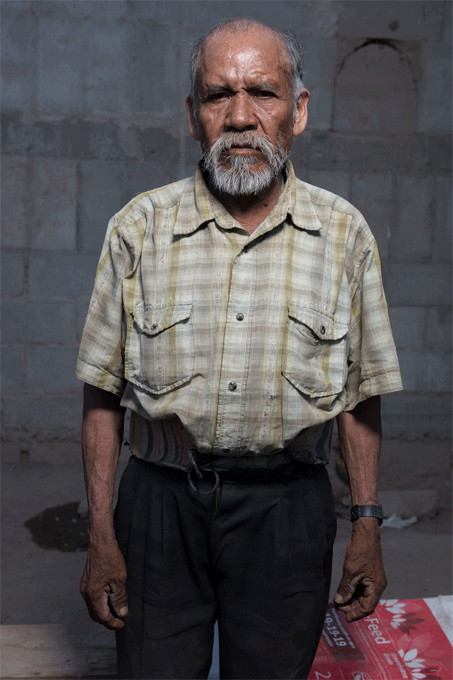 Marino Rendón, jornalero en la Costa de Hermosillo.