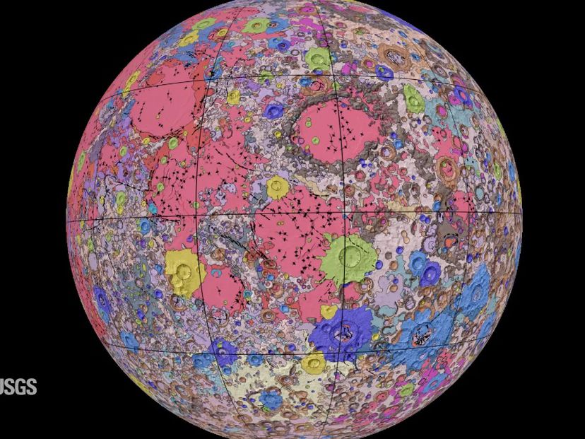 Mapa Geológico Unificado de la Luna