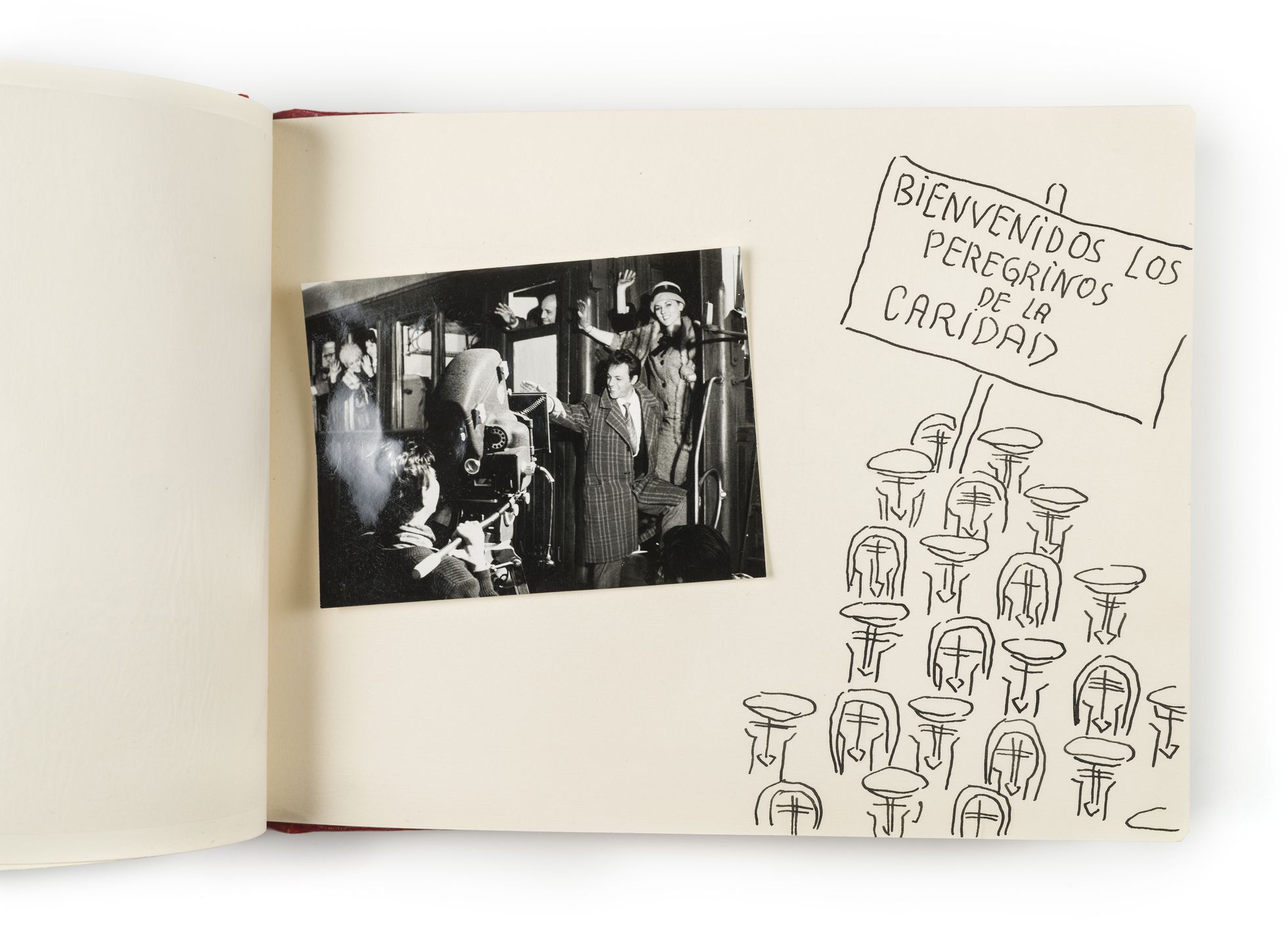 Cuaderno de recuerdos de rodaje de la película 'Plácido' en Manresa (1961).

