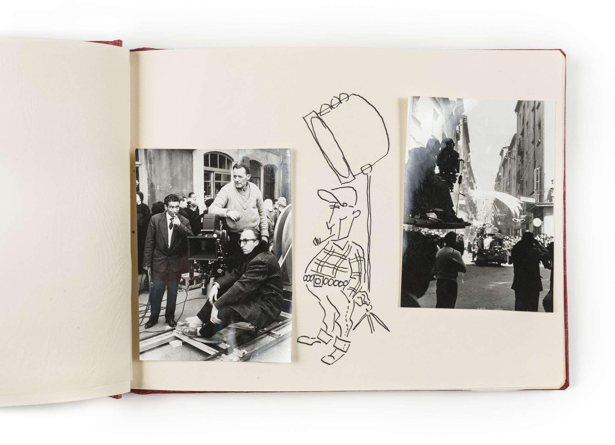 Cuaderno de recuerdos de rodaje de la película 'Plácido' en Manresa (1961).