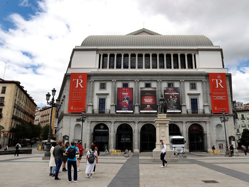 Vista del Teatro Real de Madrid que se alzó con el premio a la mejor compañía de ópera en la gala de los International Opera Awards, catalogados como los Óscar de la lírica, celebrada este lunes.