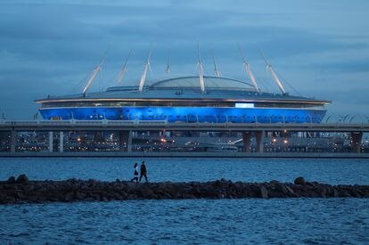 El estadio de San Petersburgo (Rusia). 