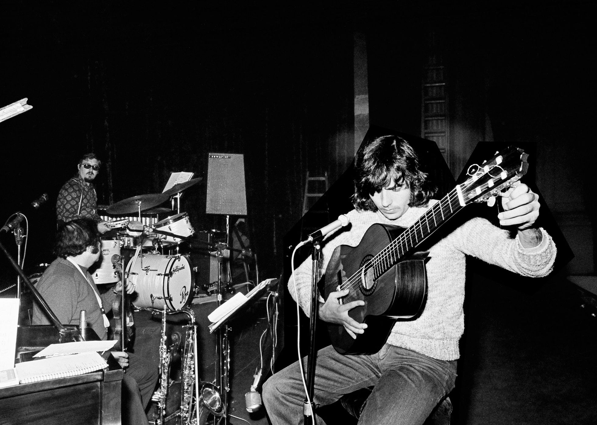 Joan Manel Serrat en el Teatro Coliseum Barcelona 1970.