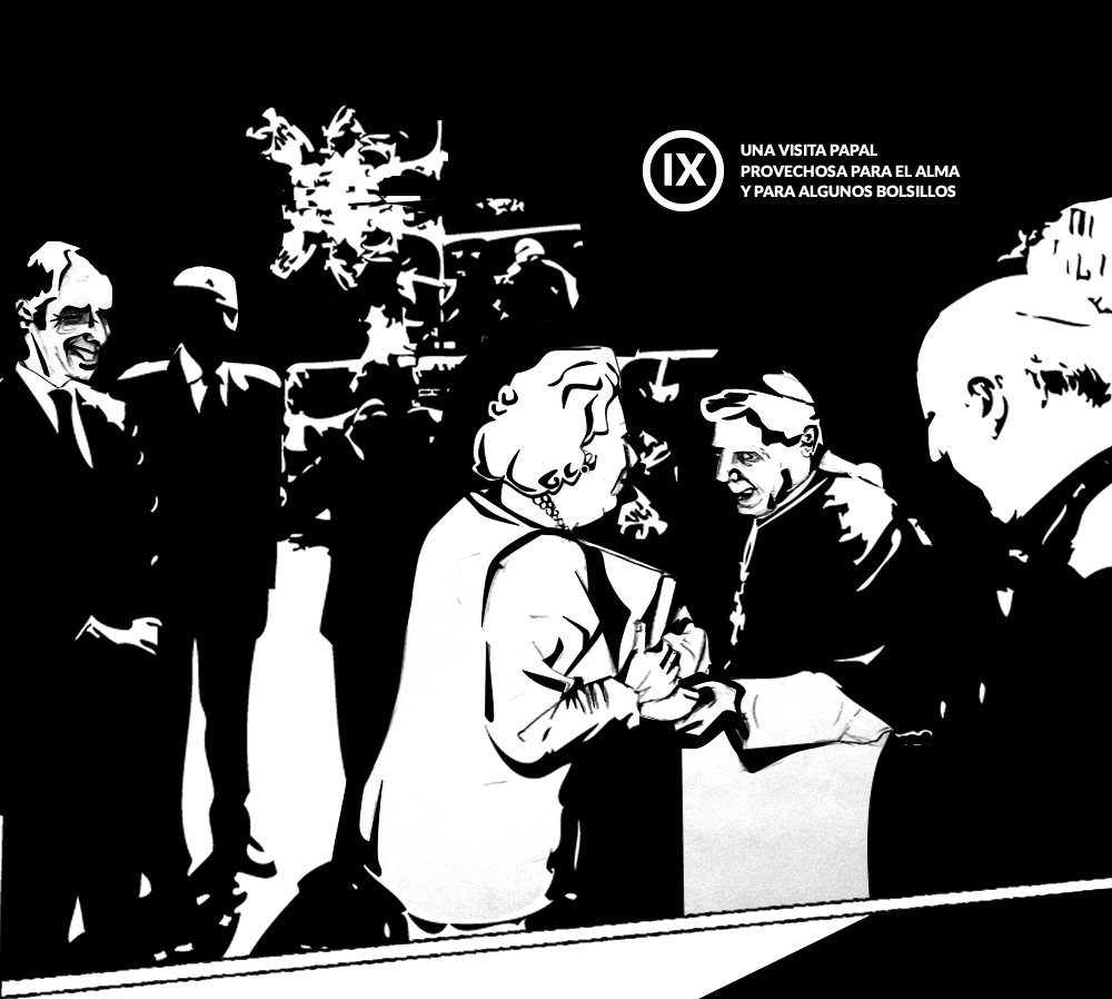 Una visita papal provechosa para el alma y para algunos bolsillos