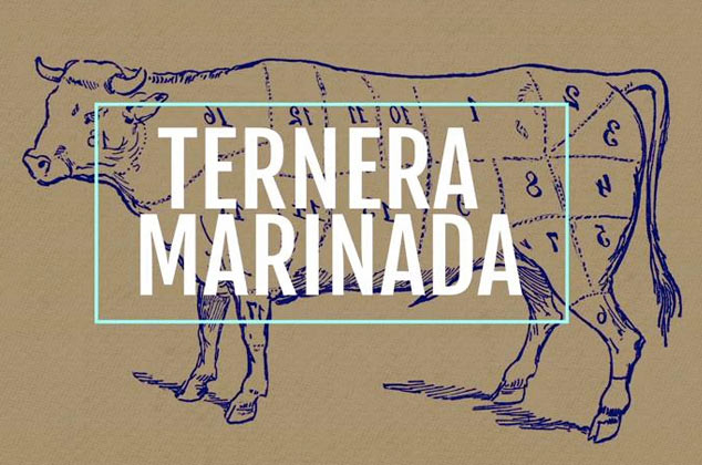 Ternera fría marinada