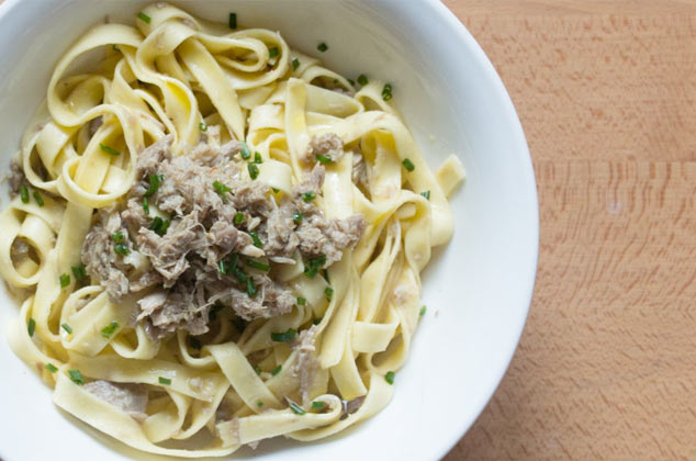 Ragú de cordero y azafrán