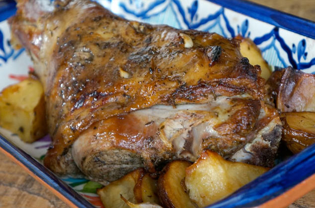 Pierna de cordero para torpes