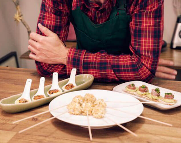 Tres aperitivos navideños para vagos y torpes