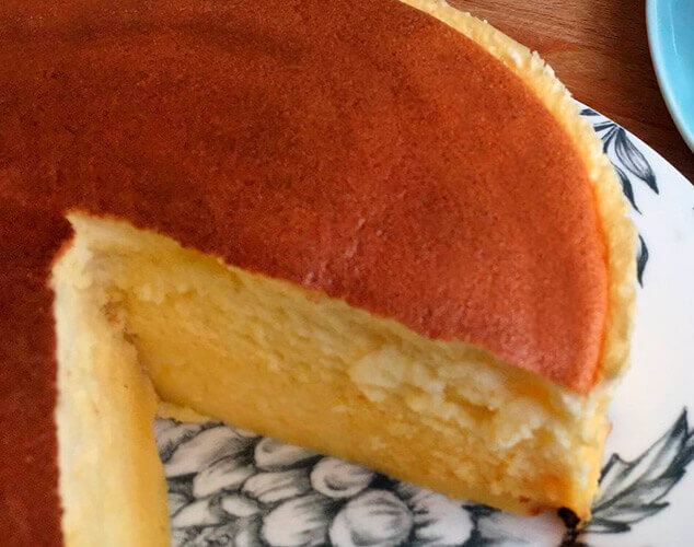 Tarta de queso japonesa