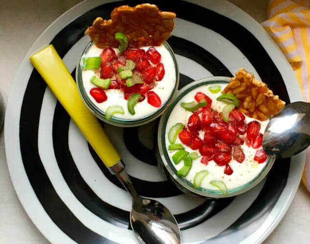 Crema de manzana y trompetas de la muerte