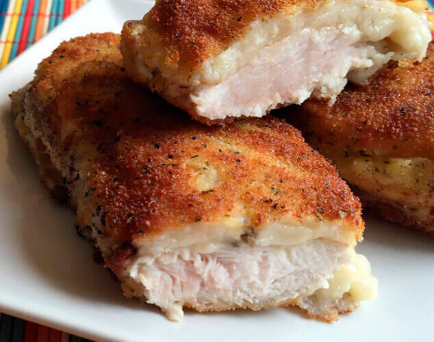 Pechugas de pollo a la Villeroy