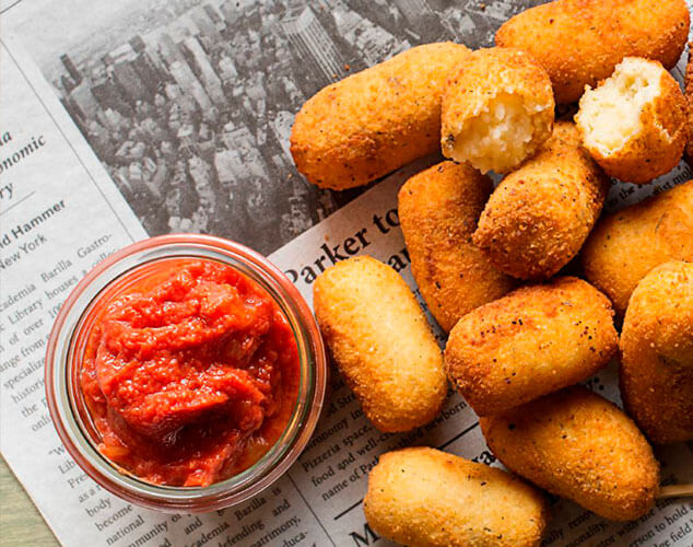 Croquetas de patata y setas