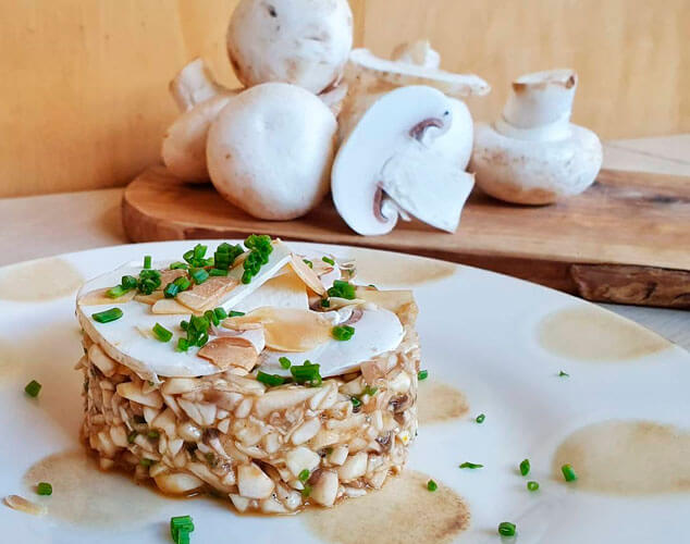 Tartar de champiñon