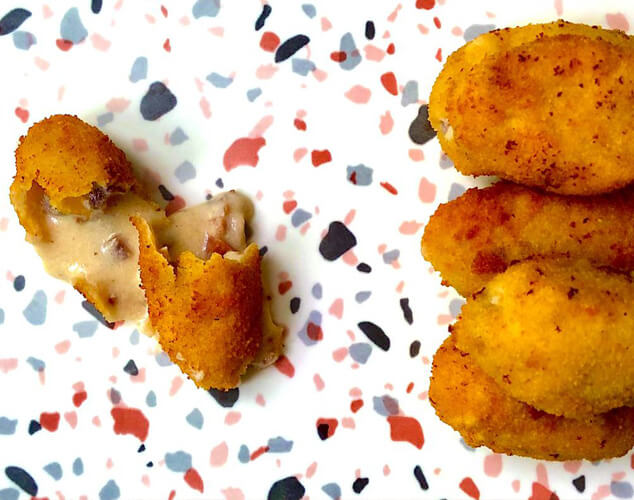 Croquetas líquidas
