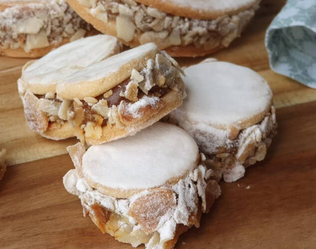 Alfajores de dulce de leche