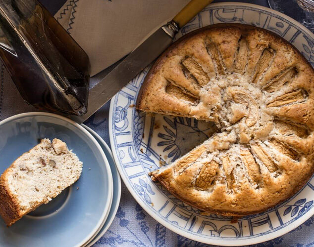 Bizcocho de manzana y canela