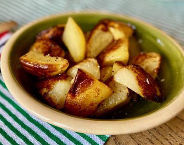 Patatas al horno con orégano y limón