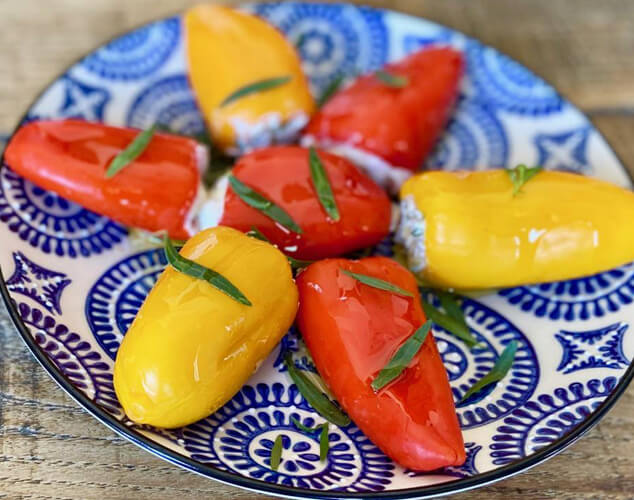 Pimientos dulces rellenos