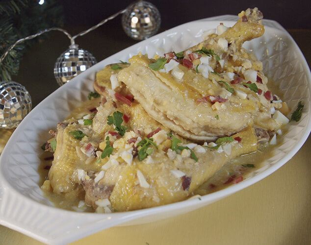 Pollo en pepitoria 