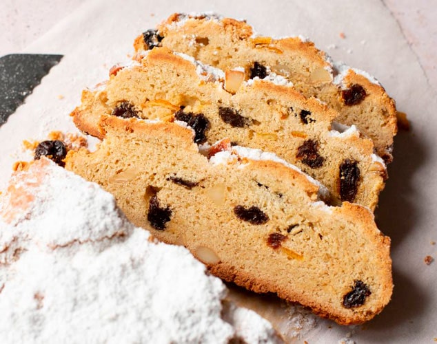 Pan dulce alemán de Navidad
