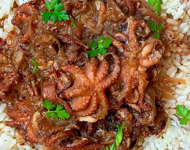 Pulpitos encebollados