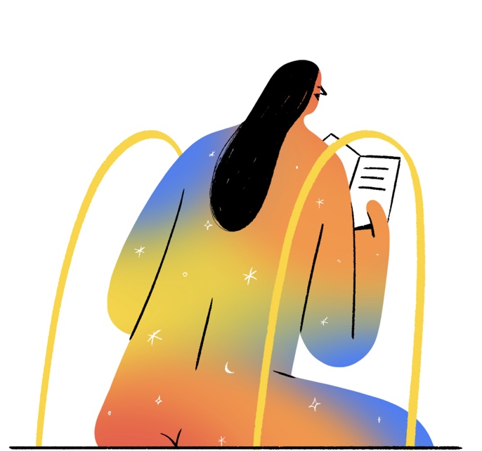 Los astronautas – La mano que escribe con pluma (por María López