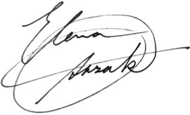 Firma de Elena Arzak